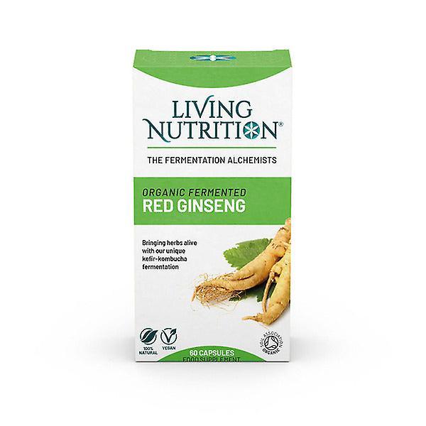 Living nutrition organic fermented red ginseng 60's on Productcaster.