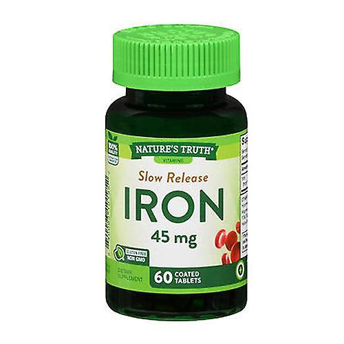 Nature's Truth Iron,45 mg,60 tabs (paquet de 3) on Productcaster.