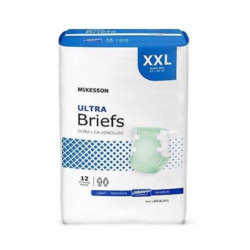 McKesson Unisex Adult Incontinence Brief Ultra Tab Closure 2X-Large Disposable Heavy Absorbency, Count of 4 (Pack of 1) on Productcaster.