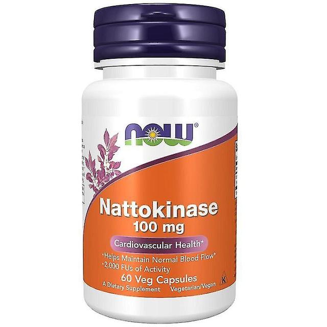 Now Foods Nattokinase 100mg Capsules 60 Zhexin on Productcaster.