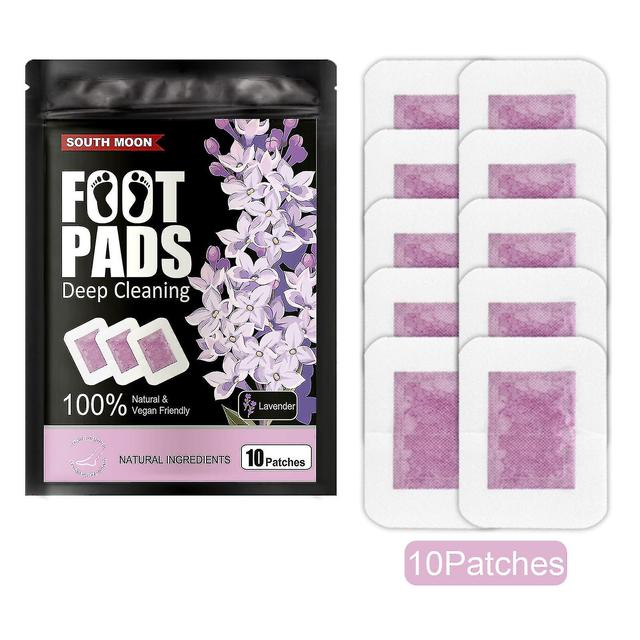 Natural Plant Foot Patch Fast Acting Long Lasting Herbal Stickers For Body Health Treatment Lavender on Productcaster.