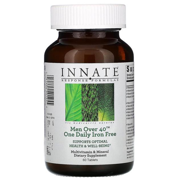 Innate Response Formulas, Men Over 40 One Daily, Iron Free, 60 Tablets on Productcaster.