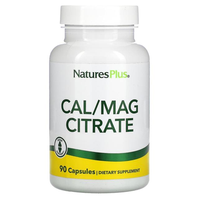 Nature's Plus NaturesPlus, Cal/Mag Citrate, 90 Capsules on Productcaster.