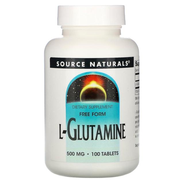 Source Naturals, L-Glutamine, 500 mg, 100 Tablets on Productcaster.