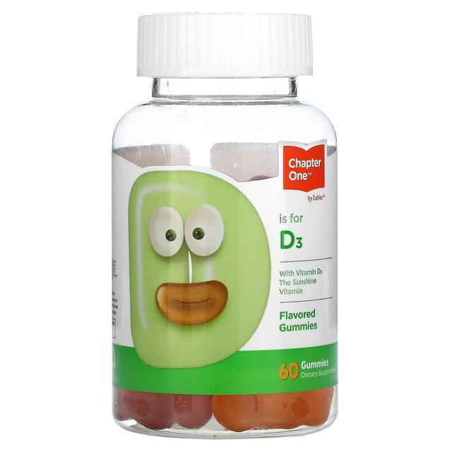 Chapter One, Vitamin D3, Flavored, 60 Gummies on Productcaster.