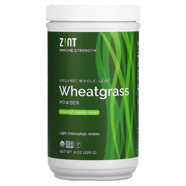 ZINT, Organic Whole-Leaf Wheatgrass Powder, 8 oz (226 g) on Productcaster.