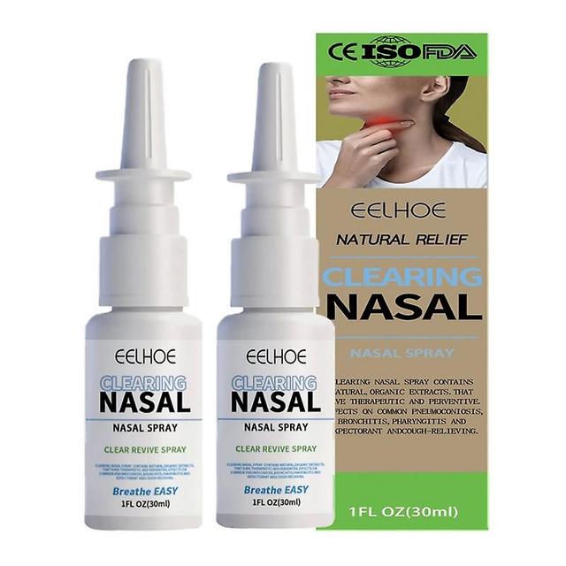 New Onnature Organic Herbal Lung Cleanse & Repair Nasal Spray Pro 2023 2pcs on Productcaster.