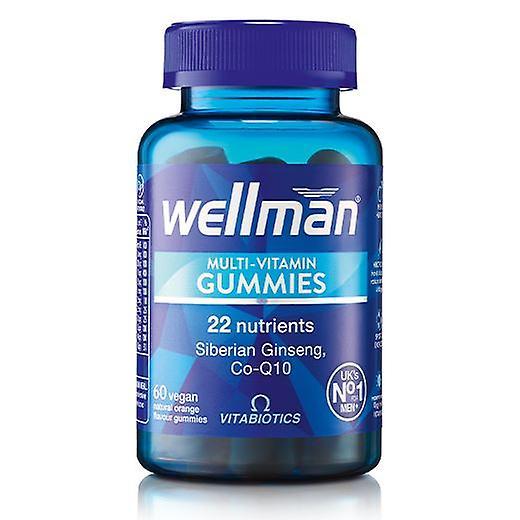 Vitabiotics Wellman 60 Gummies High Strength Zinc Vitamin Vegan Essentials on Productcaster.