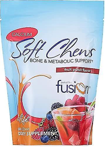 Bariatric fusion calcium citrate & energy soft chew fruit punch 60 count on Productcaster.