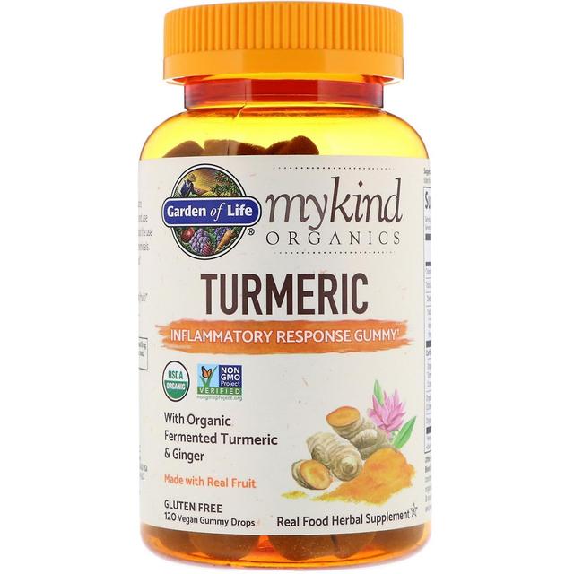 Garden of Life, MyKind Organics, Turmeric, Inflammatory Response Gummy, 120 Vega on Productcaster.