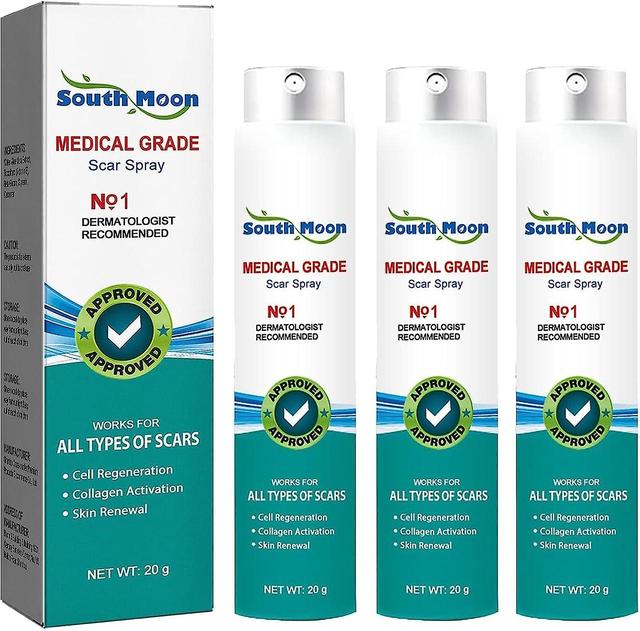 South Moon Medical Grade Scar Spray, Scar Remove Medical Grade Scar Spray, South Moon Scar Spray, Medical Grade Scar Spray for All Types of Scars 3pcs on Productcaster.