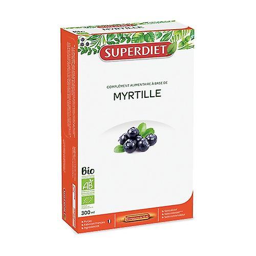 Super Diet Organic Blackberry 20 ampoules of 15ml on Productcaster.