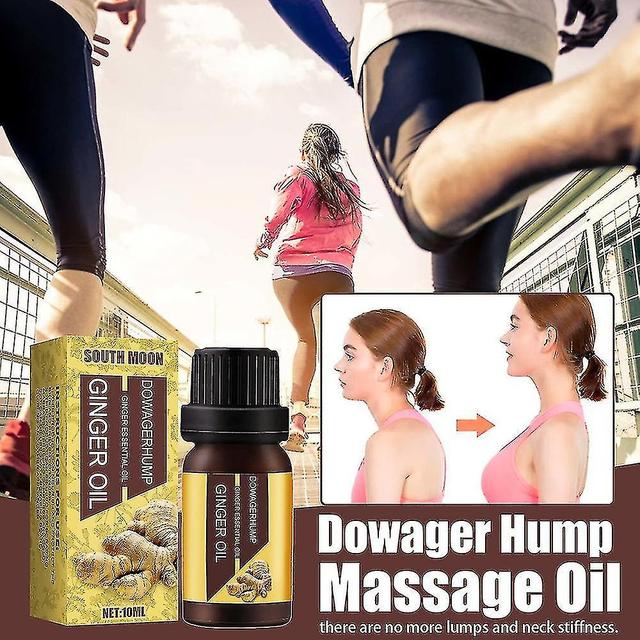 Ginger Essence Neck Hump Massage Oil Herbal Lymphatic Care Relieve Joint Pain Soothes on Productcaster.