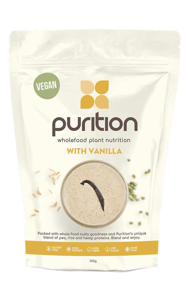 Purition vegan wholefood plant nutrition with vanilla 250g on Productcaster.