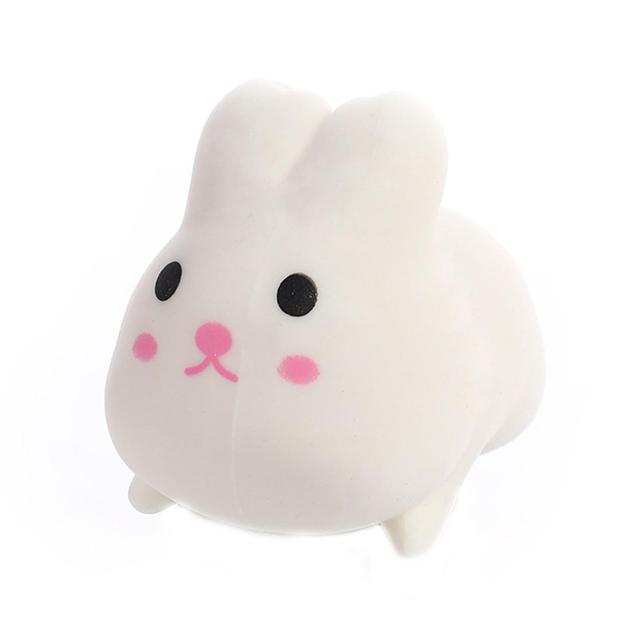 Tpr Little Rabbite Toy Drop-protection Doll Ornaments Stress Relief Toys For Girl Vent Rabbit on Productcaster.