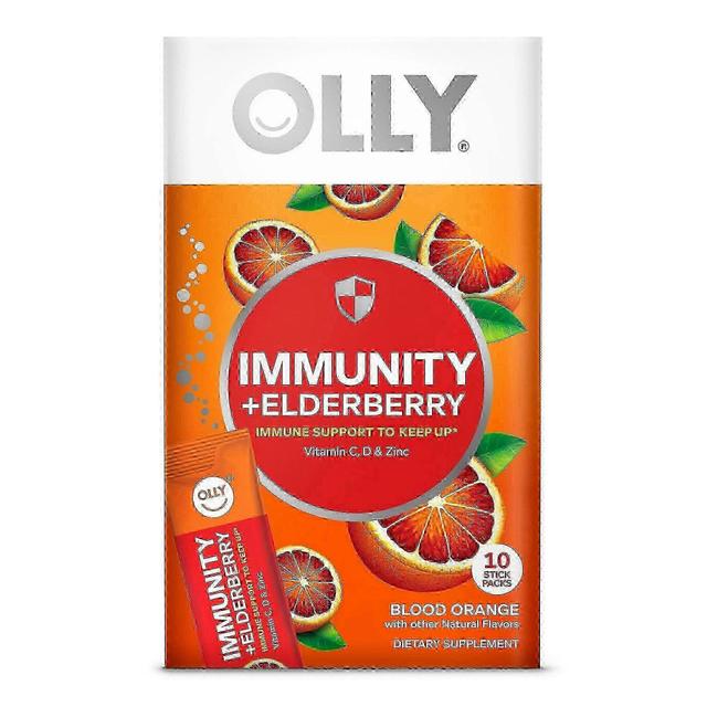 Olly immunity & elderberry supplement, blood orange, 10 ea on Productcaster.