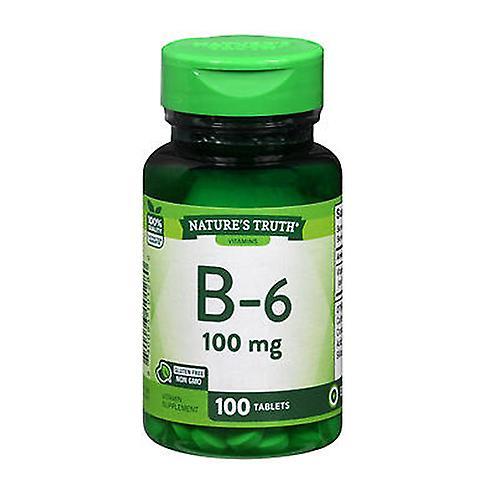 Nature's Truth B-6.100 mg, 100 Tabletten (3er-Pack) on Productcaster.