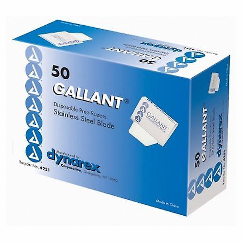 Dynarex Surgical Prep Razor Gallant Single Blade Disposable, Count of 50 (Pack of 1) on Productcaster.