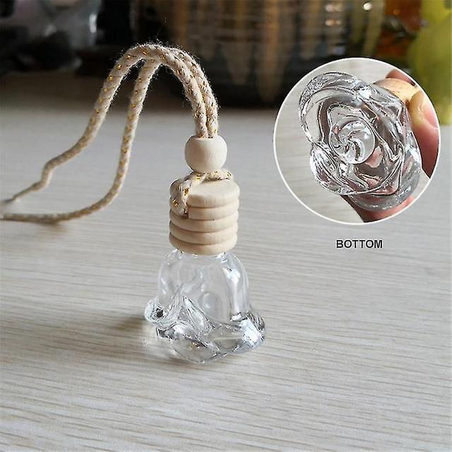 Sjioh Car Perfume Bottle Car Air Outlet Clip Glass Bottle Car Hanging Perfume Pendant Bottle Fragrance Ornament Car Accessories on Productcaster.