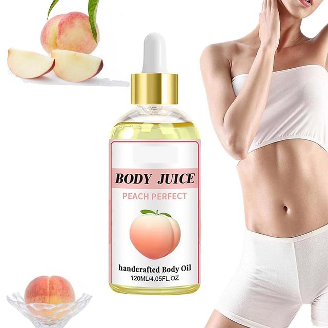 Chicoque Body Juice olie natuurlijke aardbei geurende handgemaakte, Body Juice olie aardbei smaak etherische olie voor vrouwen Perzik smaak on Productcaster.