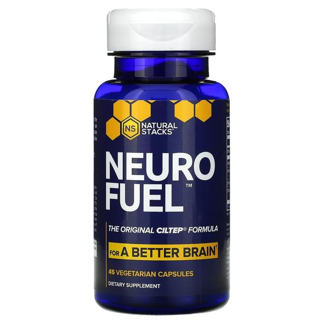 Natural Stacks, Neuro Fuel, 45 Vegetarian Capsules on Productcaster.