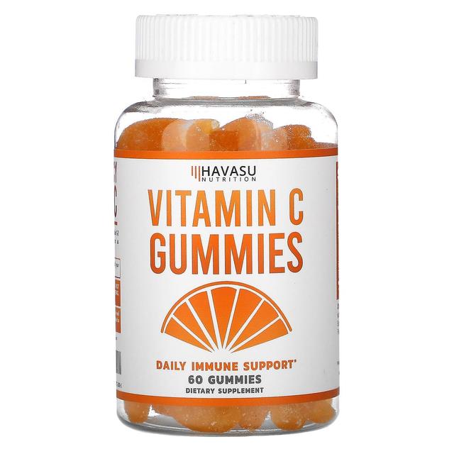 Havasu Nutrition Havasu Nutrizione, Vitamina C Gummies, Supporto immunitario quotidiano, 60 Gummies on Productcaster.