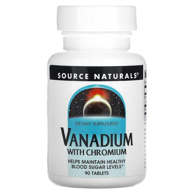 Source Naturals, Wanad z chromem, 90 tabletek on Productcaster.