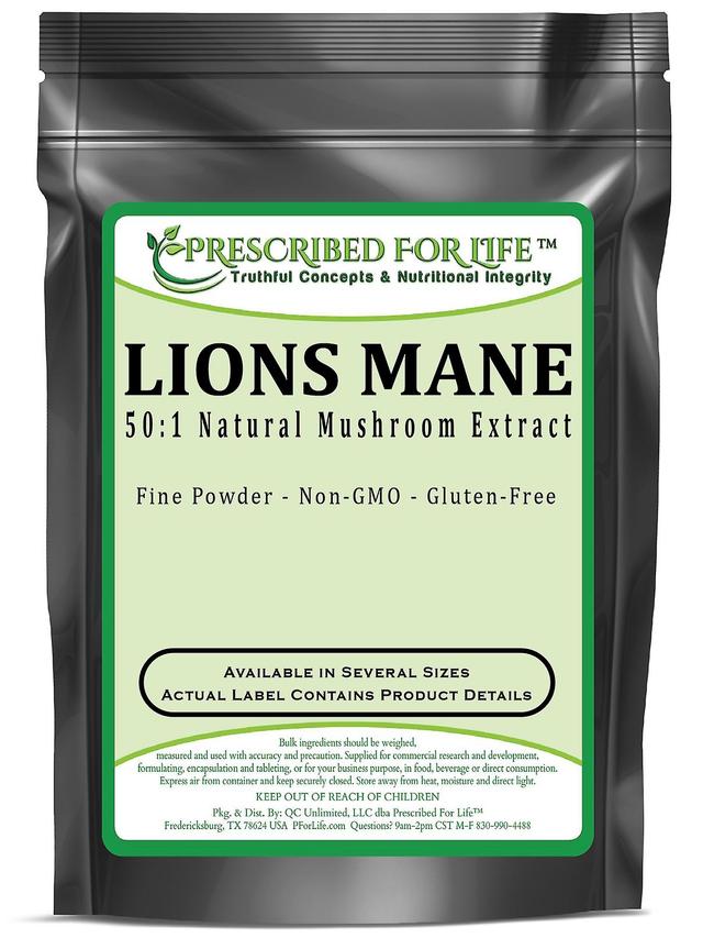 Prescribed For Life Lions Mane 50:1 Powder Extract 1 kg (2.2 lb) on Productcaster.