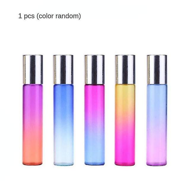 Sjioh 10ml gradiënt kleur glas roll op flessen parfumfles roller etherische olie fles parfum navulbare flessen voor cosmetica willekeurige kleur 2 on Productcaster.