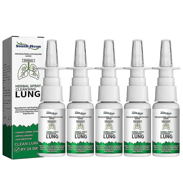 5 piezas de New Onnature Organic Herbal Lung Cleanse & Repair Nasal Spray Pro 2023 Color 20ml on Productcaster.