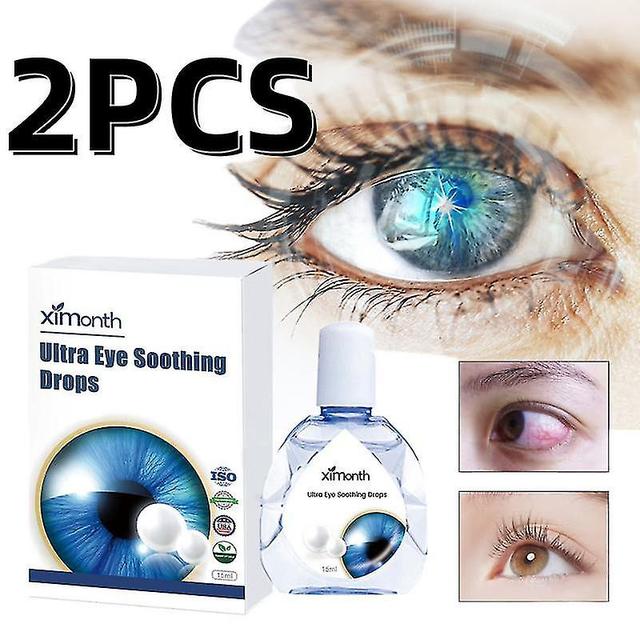 2pcs Eye Drops Effective Relief Discomfort Get Rid Of Fatigue Dry Eyes Blurred Liquid Eye Pain Eye Overuse Drop Clean Daily Care on Productcaster.