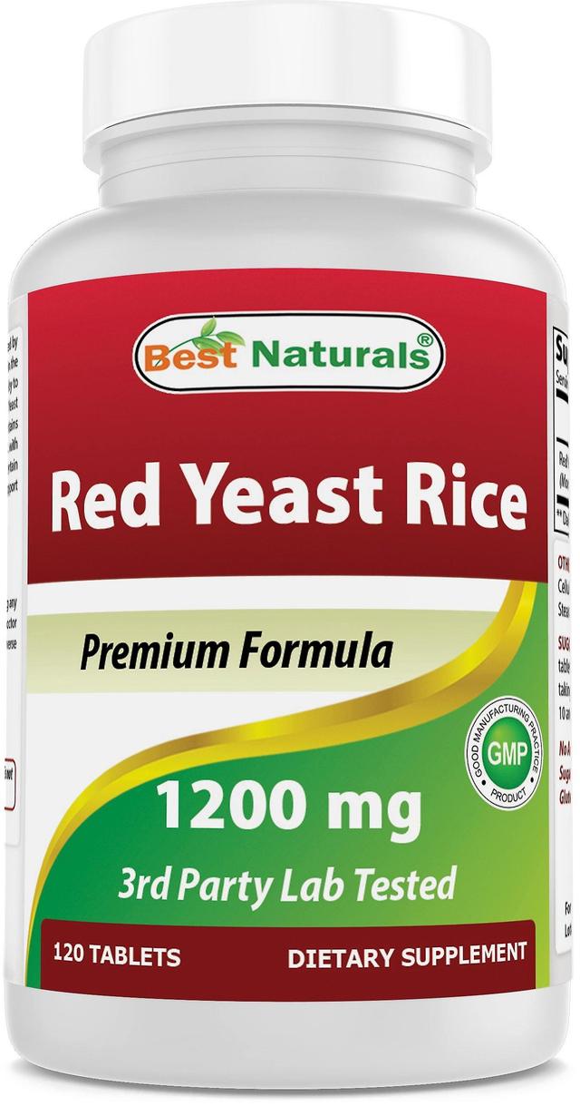 Best naturals red yeast rice 1200 mg 120 tablets on Productcaster.