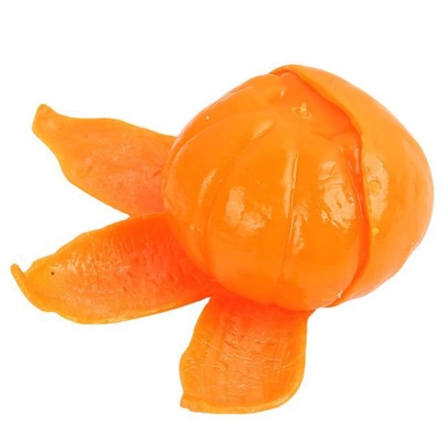 Oranges Shape Decompression Toy Fruit Desktop Ornaments Adorable Appease Desktop Toy Random Color on Productcaster.