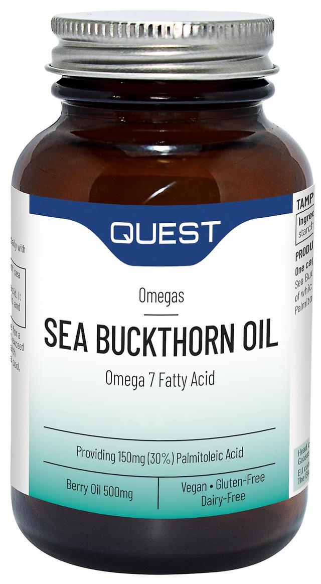 Quest Sea Buckthorn Oil - Omega 7 Fatty Acid - 120 Capsules on Productcaster.