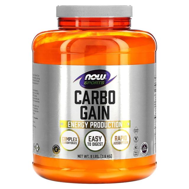 NOW Foods, , Carbo Gain, 8 libras (3,6 kg) on Productcaster.