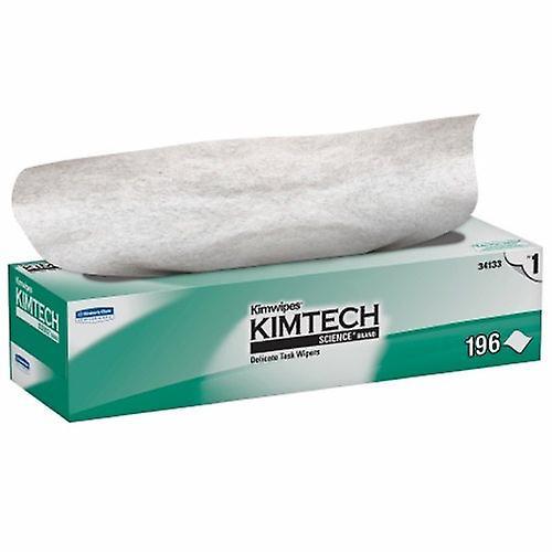 Kimberly Clark Delicate Task Wipe KIMTECH SCIENCE Kimwipes Light Duty White NonSterile 1 Ply Tissue 11-4/5 X 11-4/5, Count of 2940 (Pack of 1) on Productcaster.