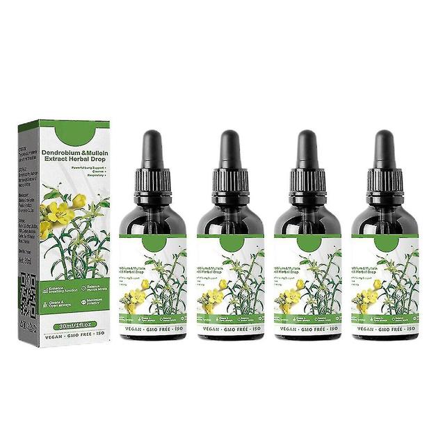 Clearbreath Dendrobium Mullein Extract Powerful Lung Support Cleanse Respiratory, Herbal Lung Health Essence, Dendrobium Mullein Extract Herbal ... on Productcaster.