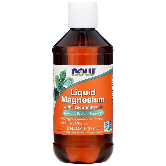 Now Foods, Magnésio Líquido com Minerais, 8 fl oz (237 ml) on Productcaster.