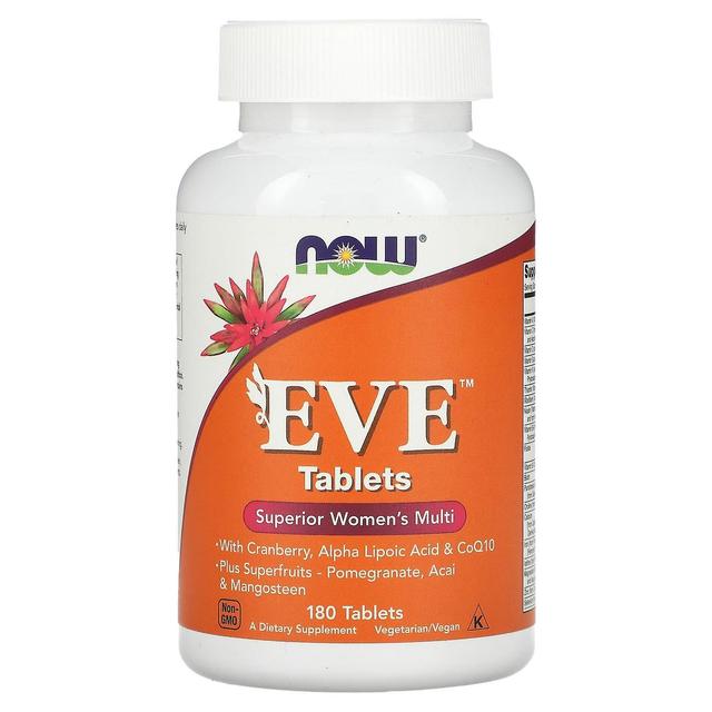 NOW Foods NU Fødevarer, EVE, Superior Women's Multi, 180 tabletter on Productcaster.