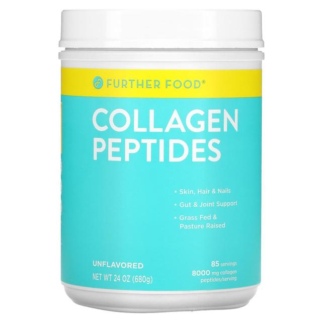 Further Food, Collagen Peptides, Unflavored, 8,000 mg, 24 oz (680 g) on Productcaster.