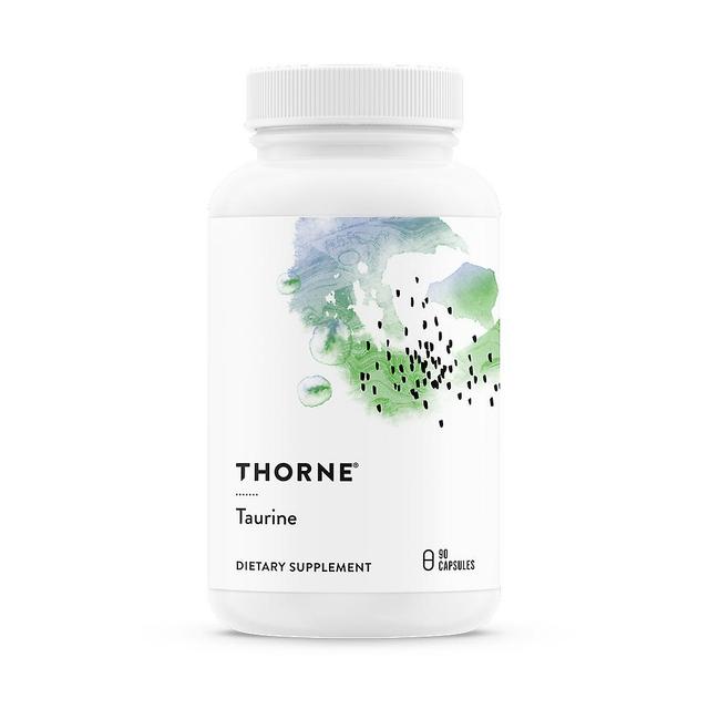 Thorne Research Taurine 90 kapselit Sydämen terveys, maksan tuki, silmät ja näkö on Productcaster.