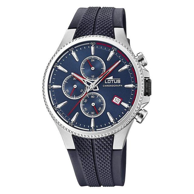 Lotus Men's Quartz Chronograph Watch with Rubber Strap 18621/1 on Productcaster.