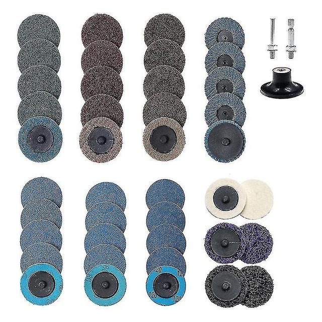 Lotion 44-piece Roll Lock2 Inch Sanding Disc Set, Finishing Disc, Quick Change Disc With1/4Inch Stand AA-ShouSPW-50ml on Productcaster.