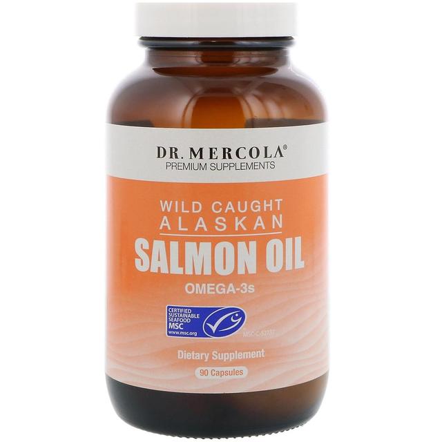 Dr. Mercola, Wild Caught Alaskan Salmon Oil, 90 Capsules on Productcaster.