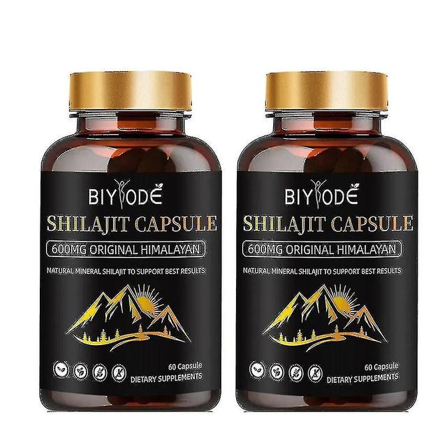 120 kapsúl Himalájsky čistý shilajit 60 Caps Prirodzene sa vyskytujúce kapsuly extraktu fulvovej kyseliny on Productcaster.