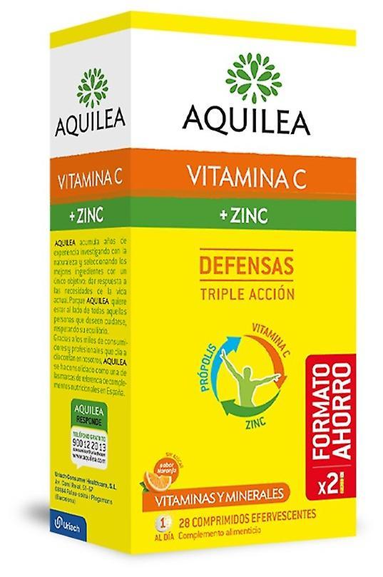 Aquilea Vitamin C + Zinc 28 Effervescent Tablets on Productcaster.