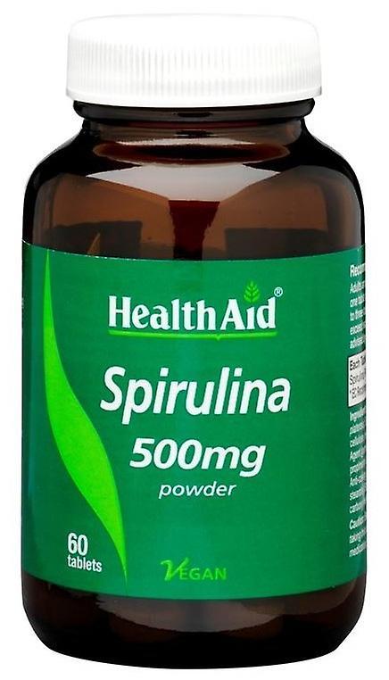 Health Aid Spirulina 500 mg Derived from Wild Herbs 60 Tablets on Productcaster.