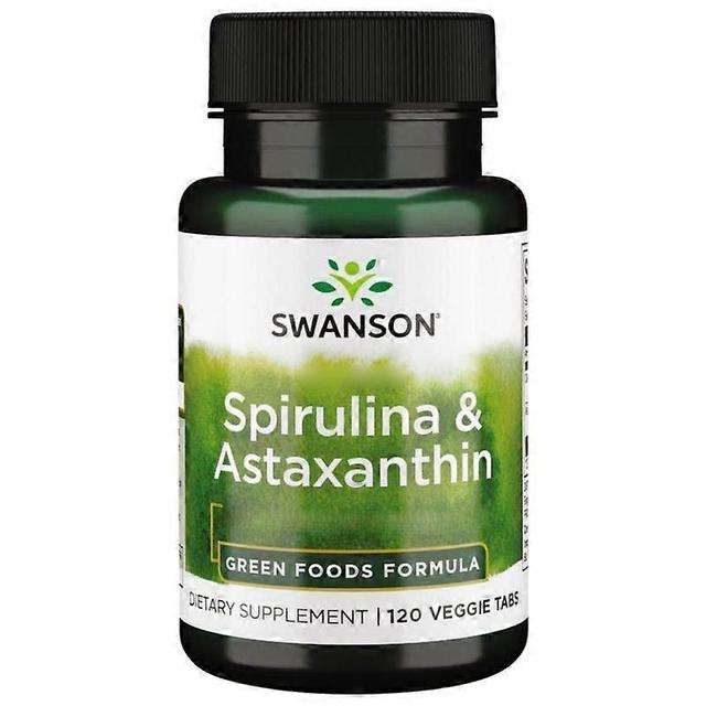 Swanson Spirulina & Astaxanthin 120 vegetarische Tabletten on Productcaster.