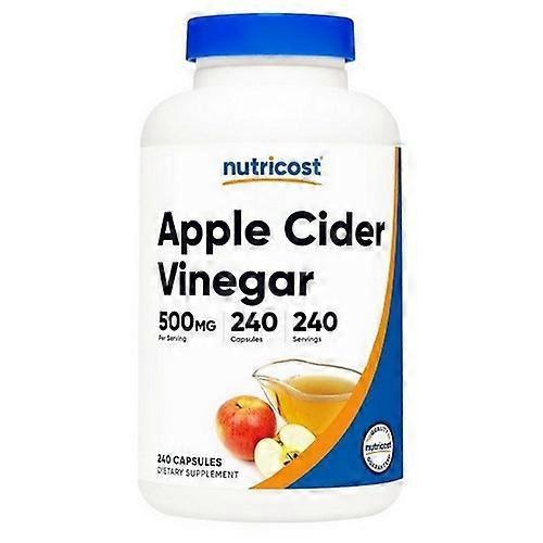 Nutricost Apple Cider Vinegar Capsules ,500 Mg ,240 COunt on Productcaster.