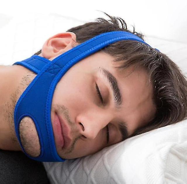 Anti Snore Chin Strap Belt Buy 1 Get 1 Free blue on Productcaster.